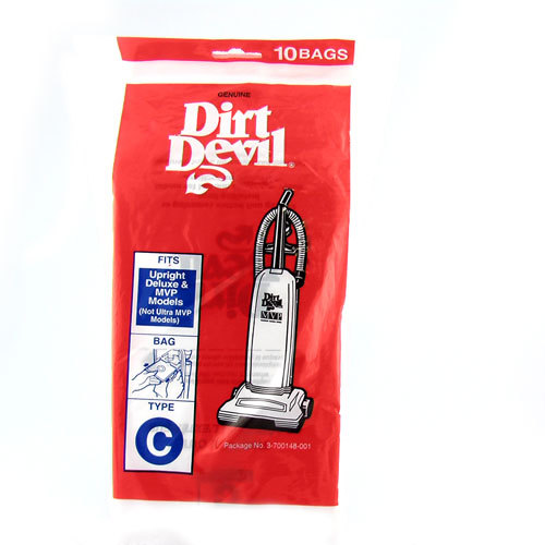 Dirt Devil Type C Deluxe Vacuum Bags 3700148001 6-Pack 