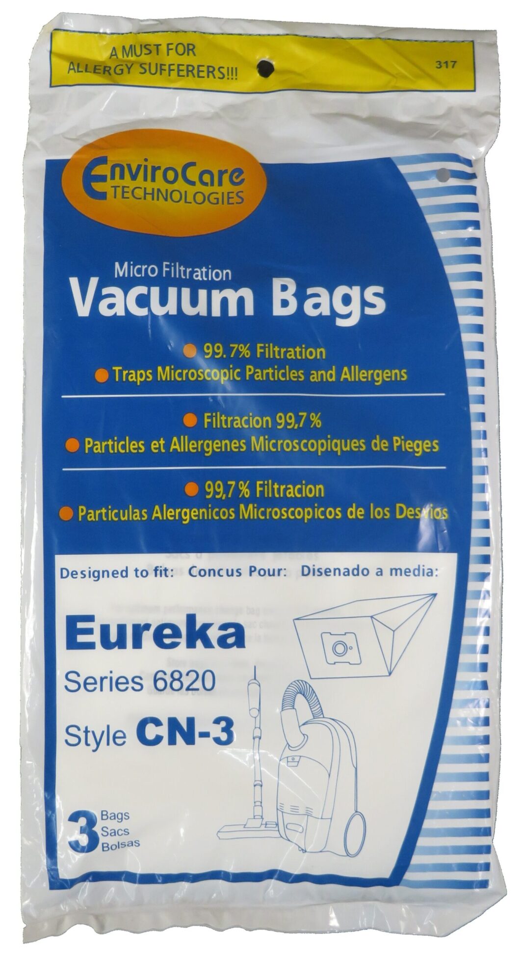 Eureka CN-3 Bags - 3 Pack
