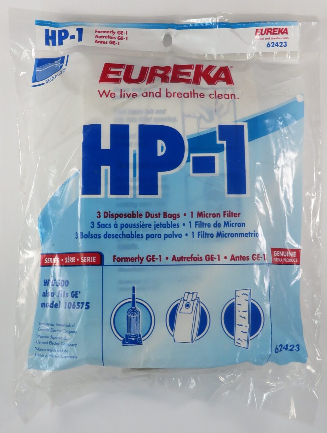Eureka HP-1 Bags - 3 Pack #62423