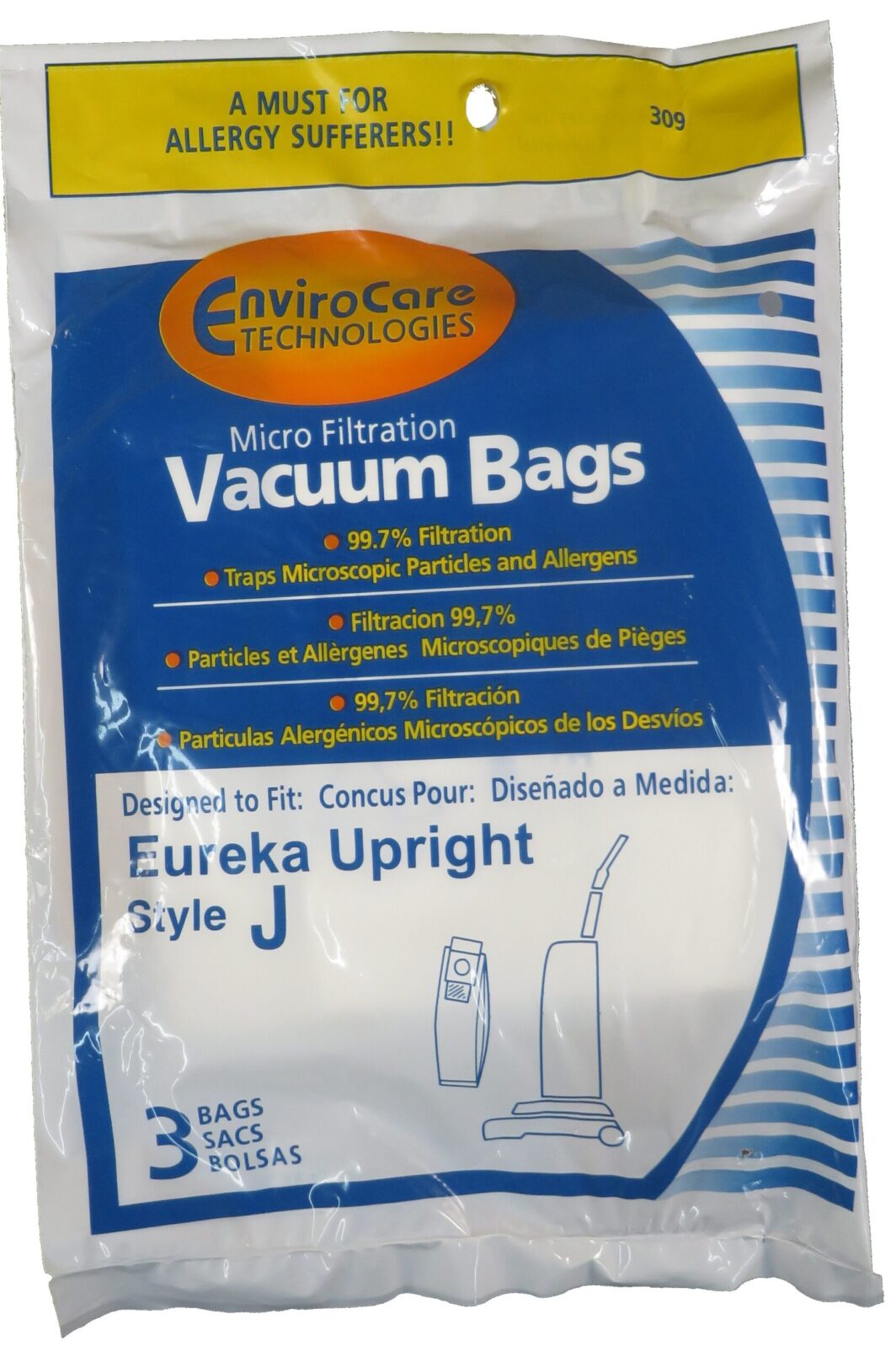 Eureka J Bags - 3 Pack #61515C