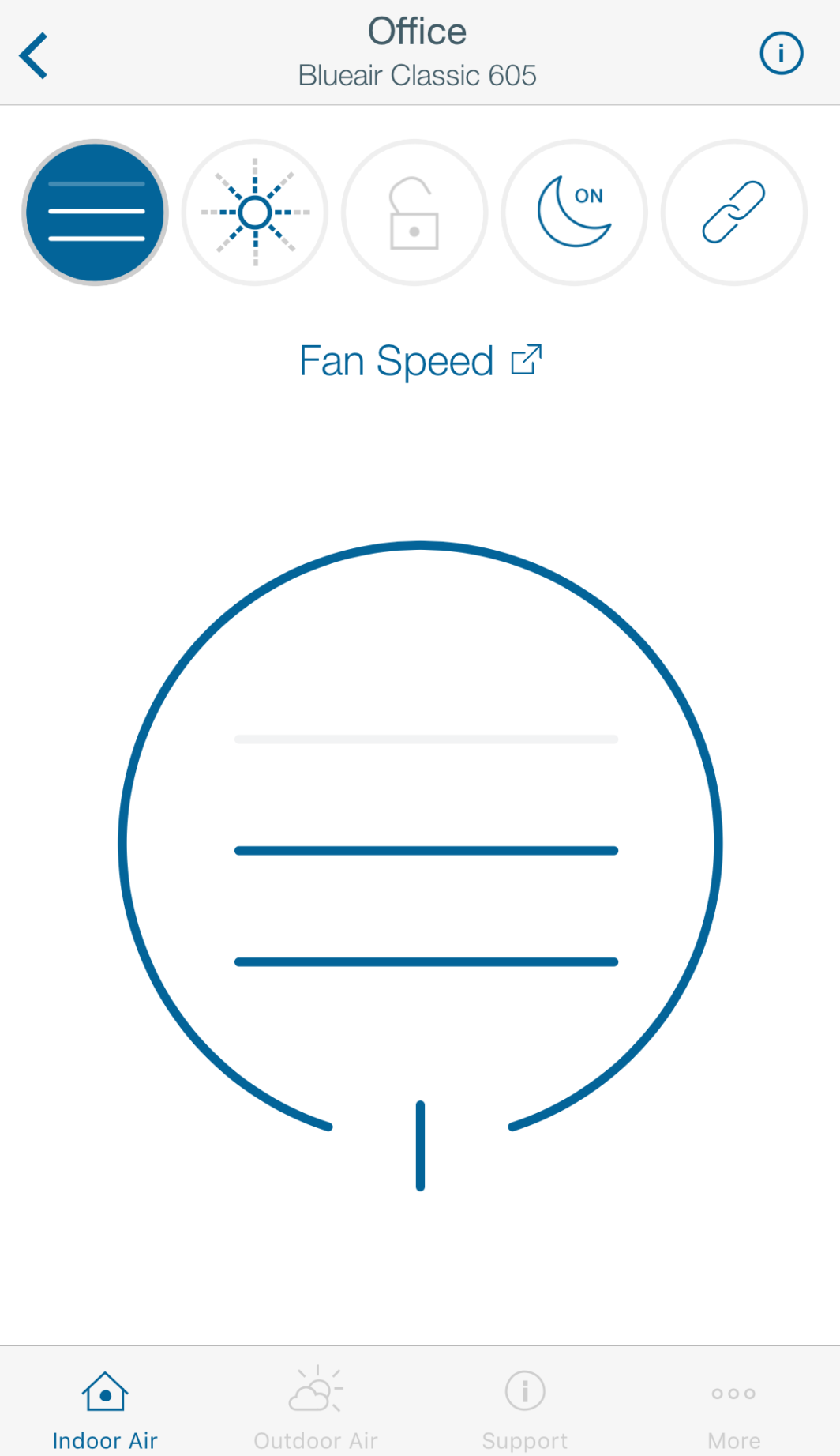Blueair Friend App Fan Speed