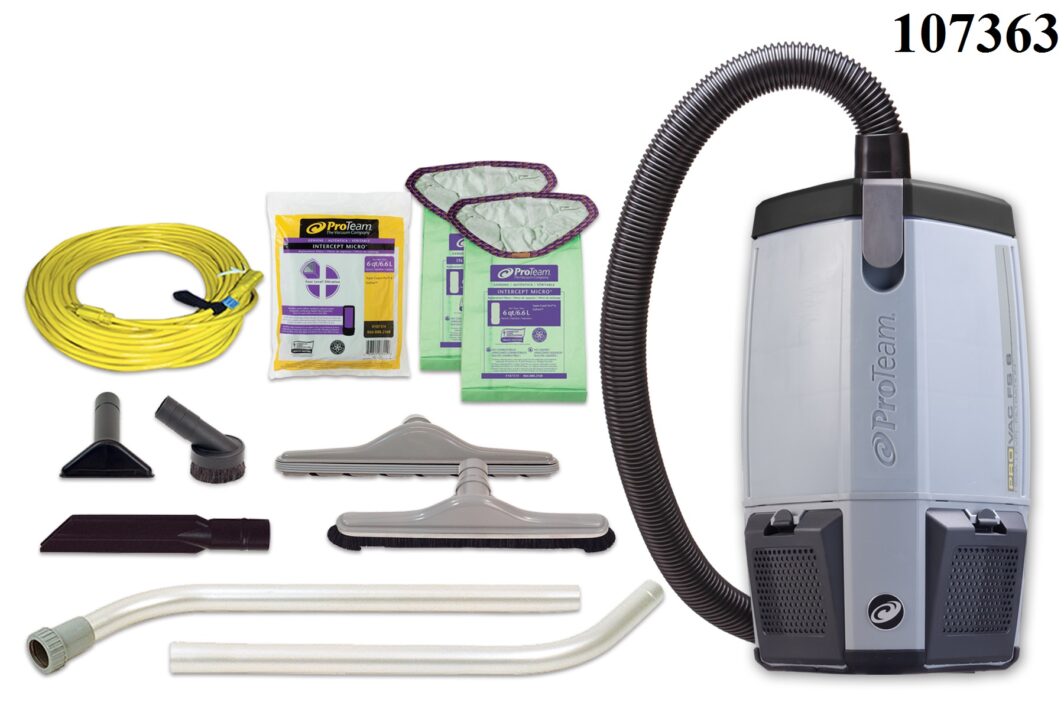 Pro-Team ProVac FS Backpack Vacuum for Food Service Industry