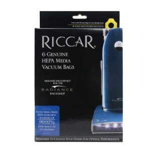 Riccar Type P R40 Series HEPA Vacuum Bags - 6 Pack #RPH-6