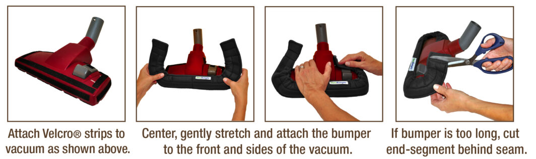 Vacubumper Small Floor Brush Bumper Combination Floor Brush Instructions