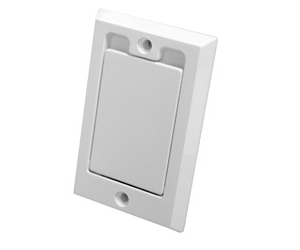 Central Vacuum Small Door Inlet Valve White