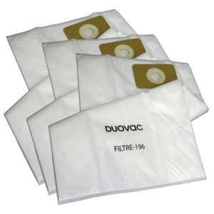 DuoVac 8 Gallon Bags Filtre-196-DV - Package of 3